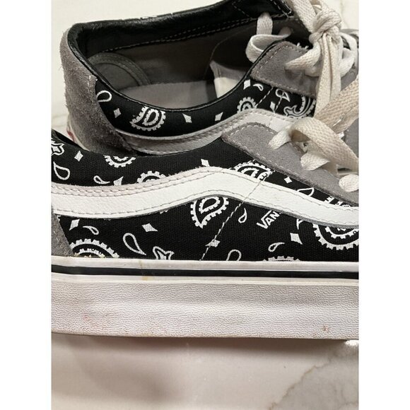 Vans Paisley Grey Suede Uni-Sex Shoes Size M 7 W 8.5 - Picture 7 of 7